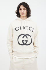 Gucci Cream & Black GG Hoodie