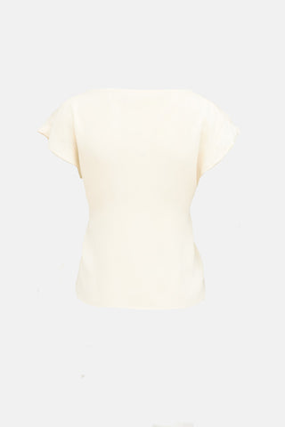 Gucci 2011 Silk Tie Waist Top