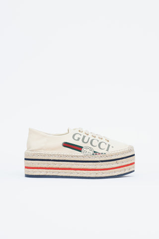 Gucci Canvas Platform Espa Sneaker