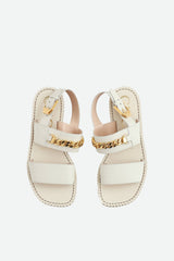 Gucci Leather Chain Sandal