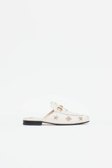 Gucci Embroidered Princetown Mule