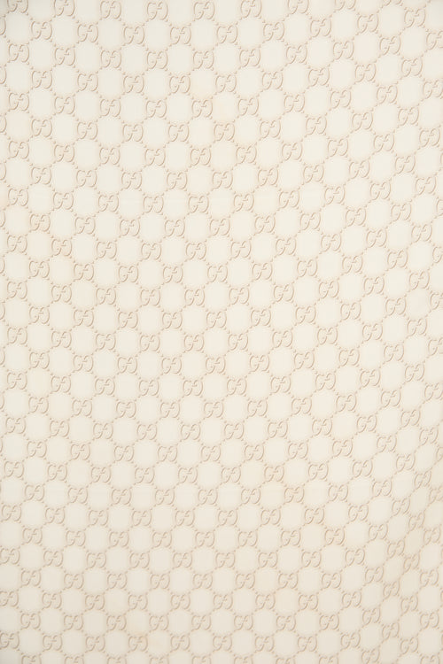 Gucci Silk GG Monogram Scarf