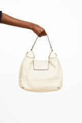 Gucci Grey Medium Emily Guccissima Print Bag