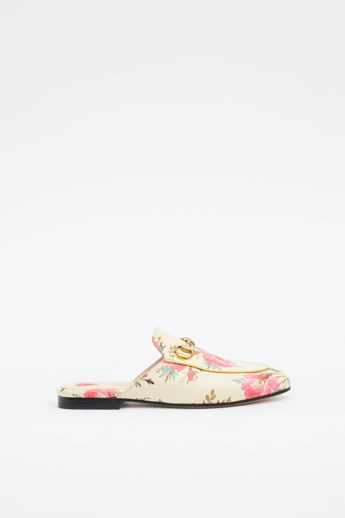 Gucci Floral Princetown Mule