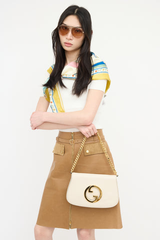 Gucci Leather GG Blondie Bag