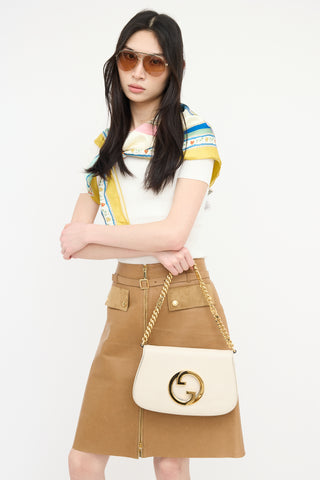 Gucci Leather GG Blondie Bag