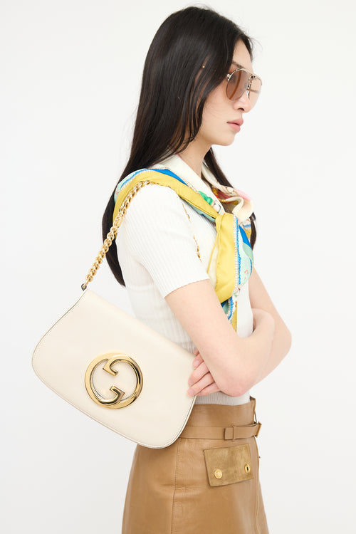 Gucci Leather GG Blondie Bag