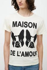 Gucci Cream & Multicolour Maison De L'Amour T-Shirt