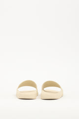 Gucci Cream Rubber Pursuit Slide