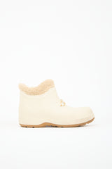 Gucci Cream Rubber Interlocking GG Boot