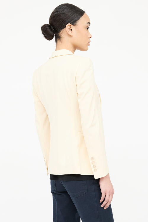 Gucci Single Breasted Collar Blazer