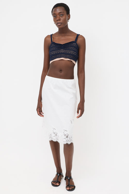 Gucci Crochet Cropped Tank Top