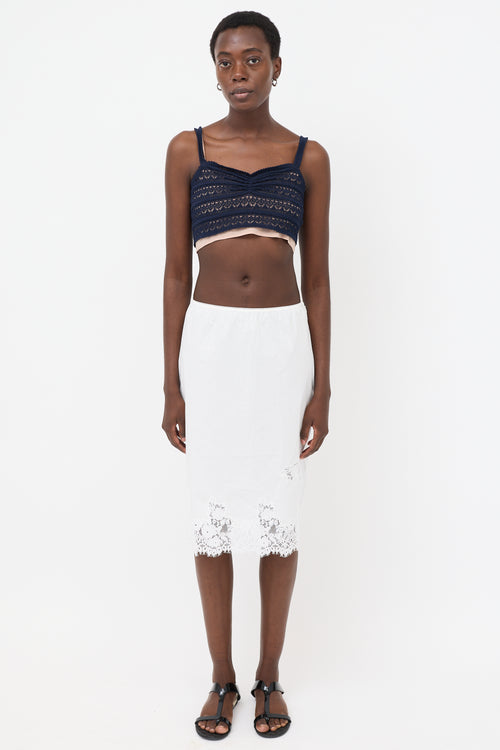 Gucci Crochet Cropped Tank Top