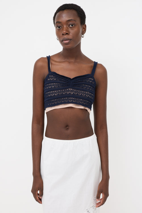 Gucci Crochet Cropped Tank Top