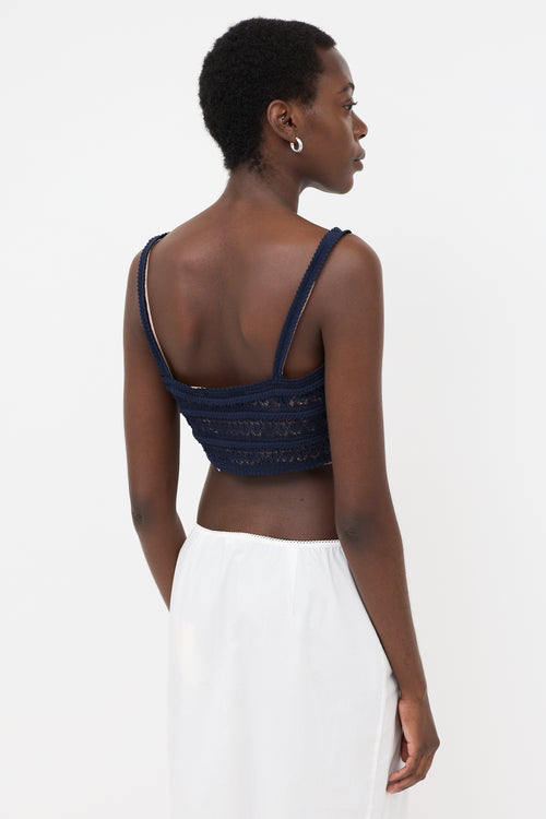 Gucci Crochet Cropped Tank Top