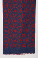 Gucci Cruise 2019 GG Monogram & Bee Scarf