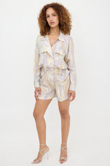 Gucci Cruise 2011 Silk Printed Romper