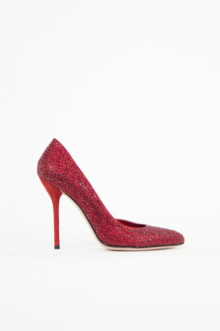 Gucci Crystal D'Orsay Pump