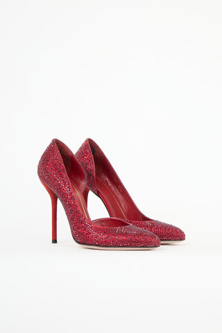 Gucci Crystal D'Orsay Pump