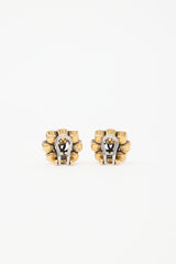 Gucci Crystal GG Clip On Earrings