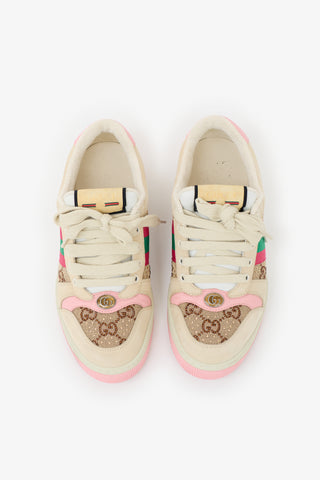 Gucci Crystal GG Screener Sneaker