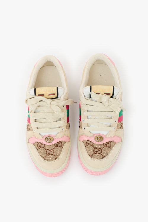 Gucci Crystal GG Screener Sneaker