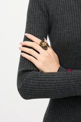 Gucci Crystal Embellished Ring