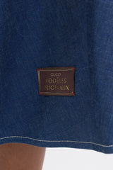 Gucci Denim Circle Skirt
