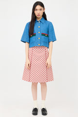 Gucci Denim Cropped Shirt
