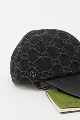 Gucci Denim GG Monogram Jacquard Cap