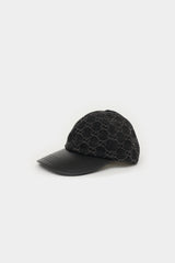 Gucci Denim GG Monogram Jacquard Cap