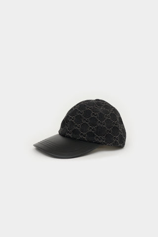 Gucci Denim GG Monogram Jacquard Cap