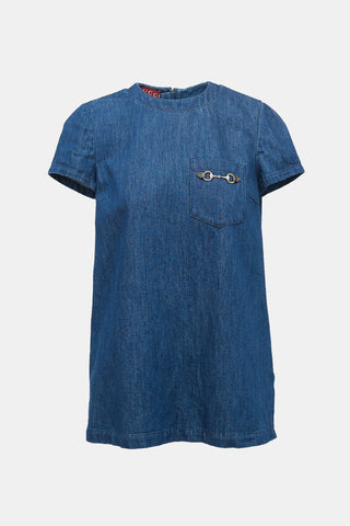 Gucci Denim Pocket Dress
