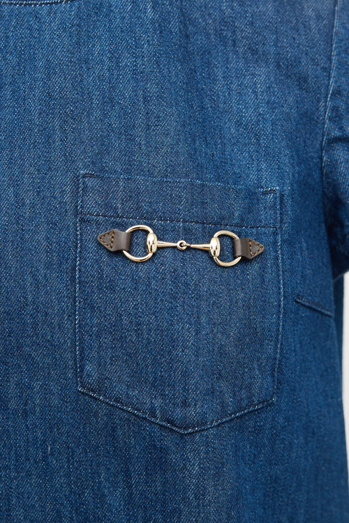 Gucci Denim Pocket Dress