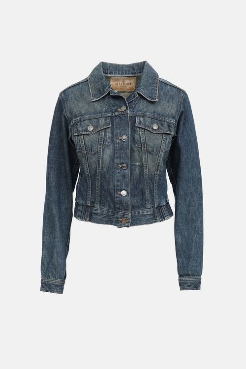 Gucci Medium Wash Denim Jacket
