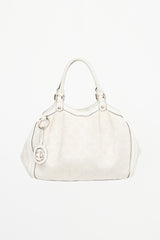 Gucci Diamante Raffia & Leather Medium Sukey Bag
