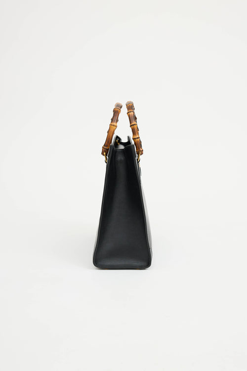 Gucci Leather Diana Tote Bag