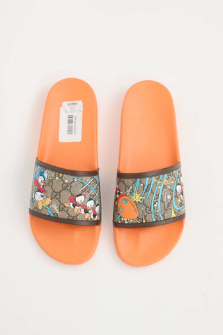 Gucci X Disney Pursuit Donald Duck Slide