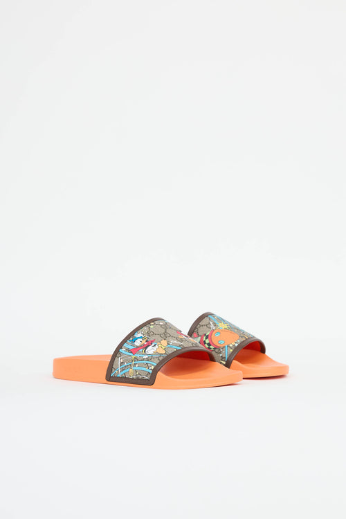 Gucci X Disney Pursuit Donald Duck Slide