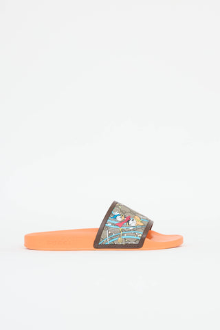 Gucci X Disney Pursuit Donald Duck Slide