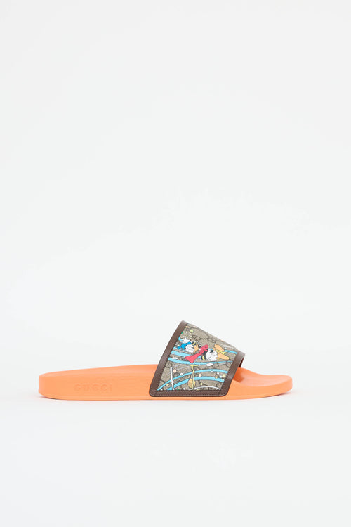 Gucci X Disney Pursuit Donald Duck Slide