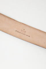Gucci Grained Leather GG Marmont Belt