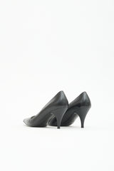 Gucci Embossed Leather Pump