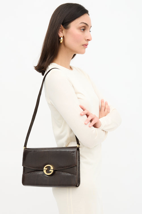 Gucci Embossed Leather GG Bag