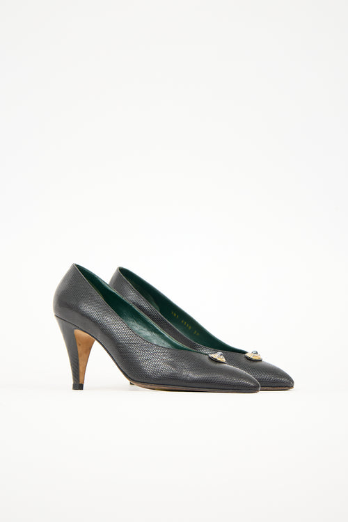 Gucci Vintage Leather Pump