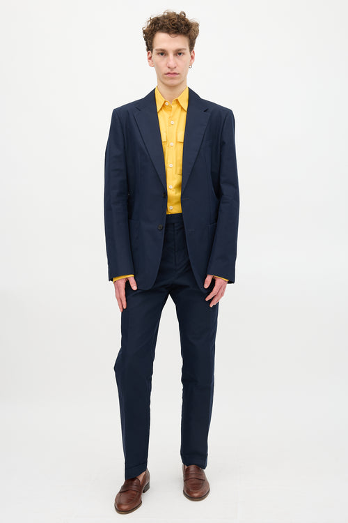 Gucci Embossed Logo Suit