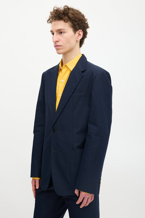 Gucci Embossed Logo Suit