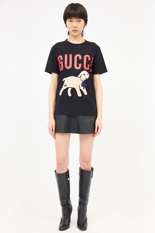 Gucci Embroidered Graphic T-Shirt