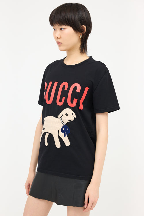 Gucci Embroidered Graphic T-Shirt