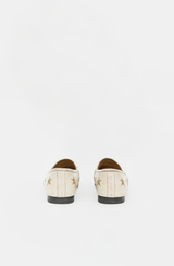 Gucci Embroidered Leather Jordaan Loafer